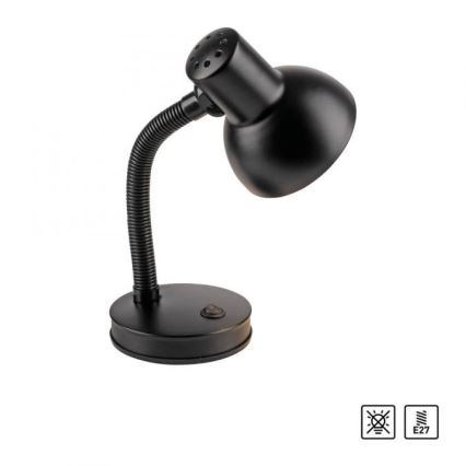 JUST LIGHT. 11080-18 - Гибкий столовый светильник FLEXI 1xE27/25W/230V черный