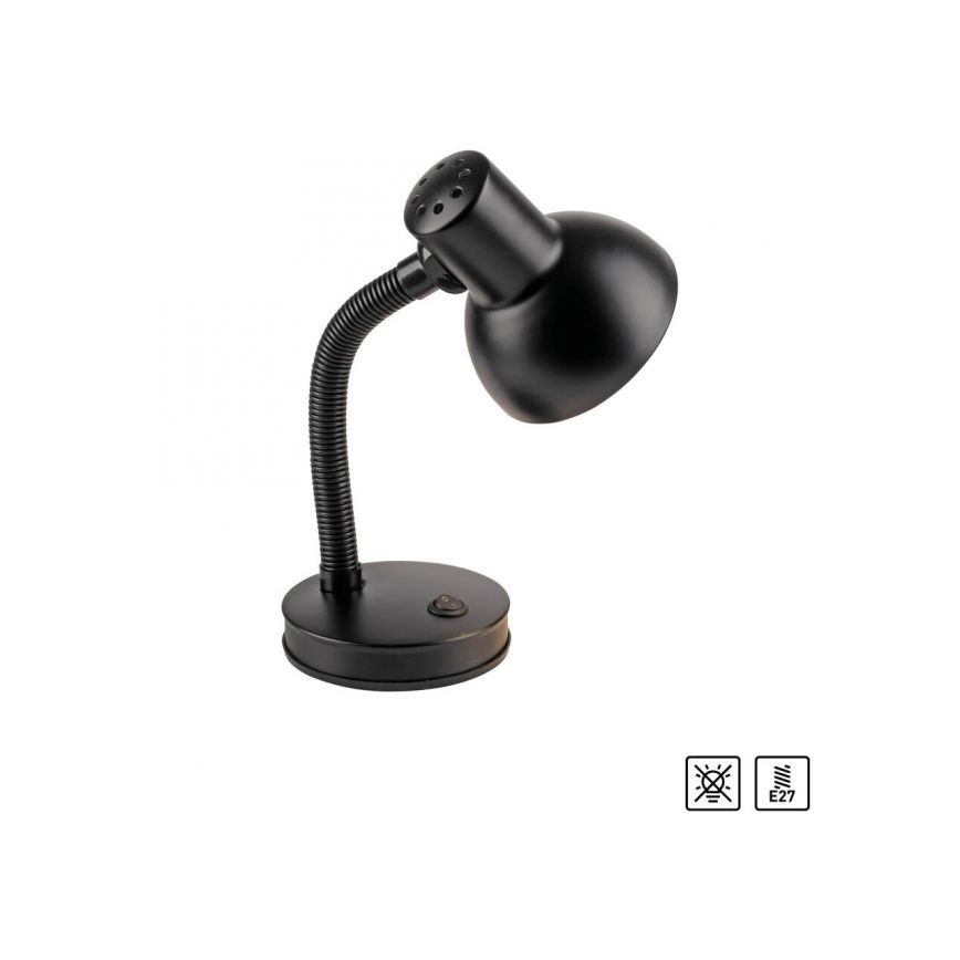 JUST LIGHT. 11080-18 - Гибкий столовый светильник FLEXI 1xE27/25W/230V черный