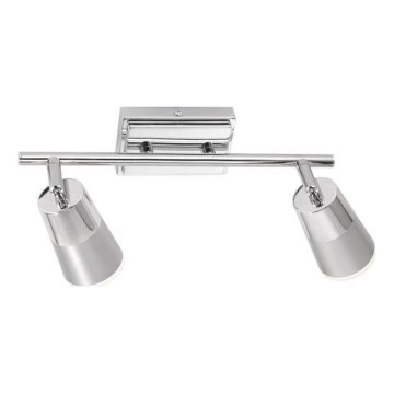 JUST LIGHT. 11229-17 - Светодиодный точечный светильник DALLI 2xLED/3,5W/230V блестящий хром