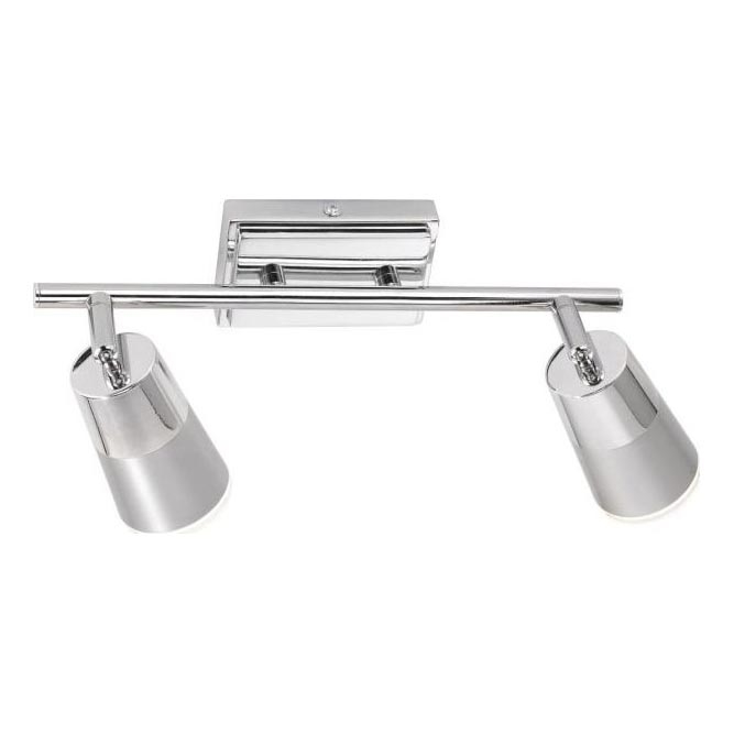 JUST LIGHT. 11229-17 - Светодиодный точечный светильник DALLI 2xLED/3,5W/230V блестящий хром