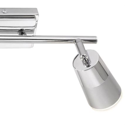 JUST LIGHT. 11229-17 - Світлодіодний точковий світильник DALLI 2xLED/3,5W/230V глянцевий хром