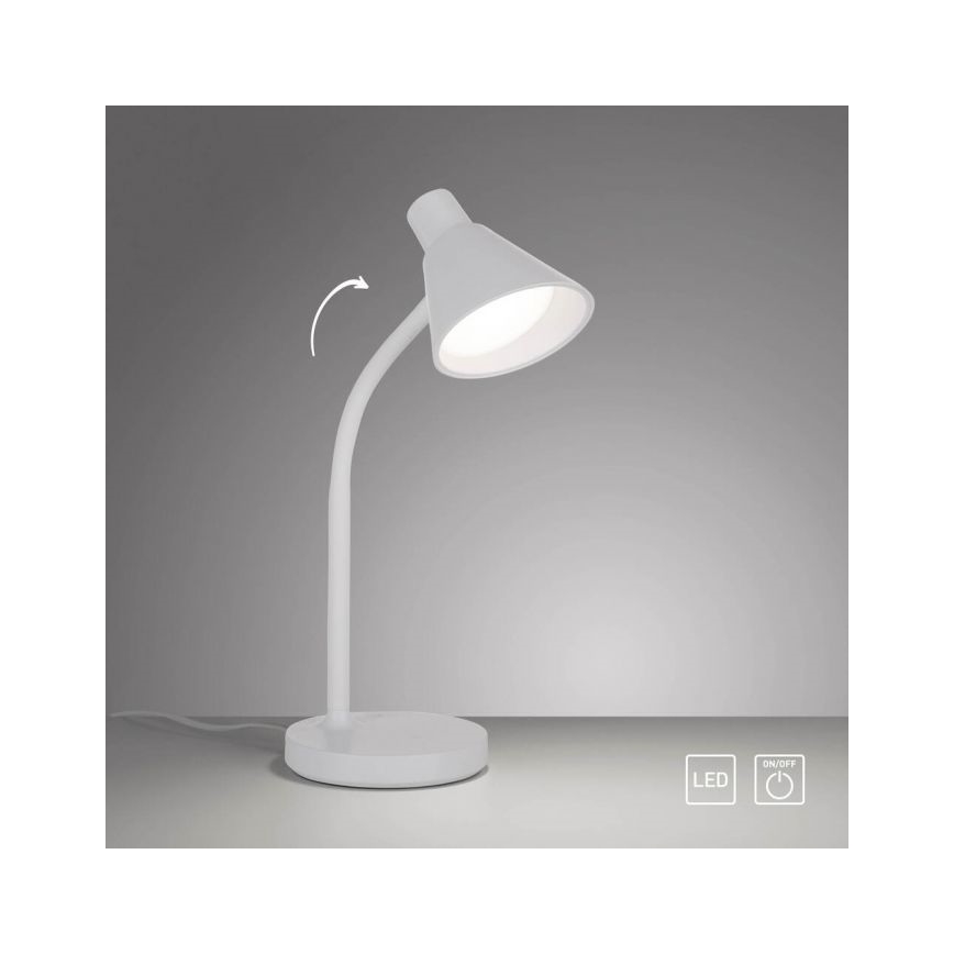 JUST LIGHT. 11248-16 - LED гибкая настольная лампа PIXIE LED/4,5W/230V белая