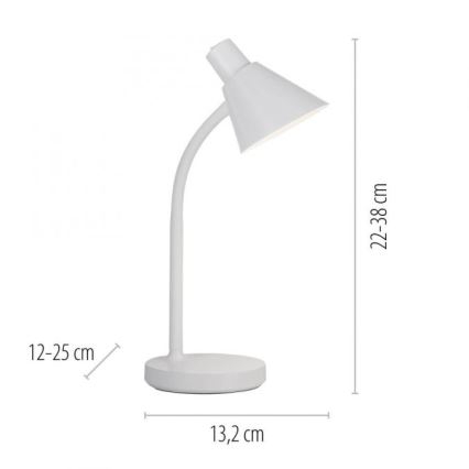 JUST LIGHT. 11248-16 - LED гибкая настольная лампа PIXIE LED/4,5W/230V белая