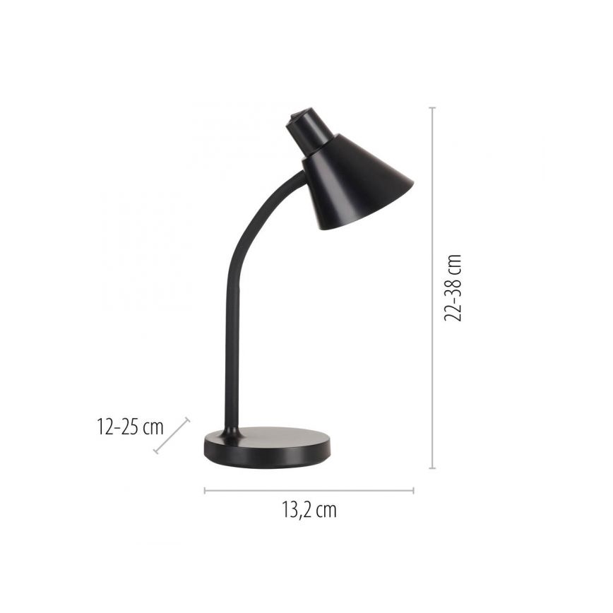 JUST LIGHT. 11248-18 - Гибкая светодиодная настольная лампа PIXIE LED/4,5 Вт/230 В чёрная