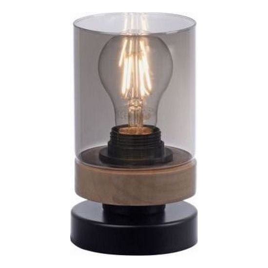 JUST LIGHT. 11310-18 - Настільна лампа PASQUAL 1xE27/40W/230V чорний/каучукове дерево