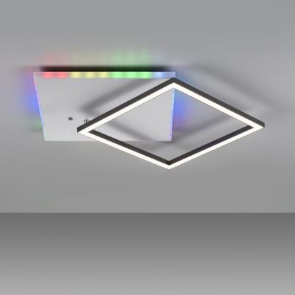 JUST LIGHT. 11327-95 - Стельовий RGBW-світильник з регулюванням яскравості RENDA LED/31W/230V 2700-5000K + пульт дистанційного керування