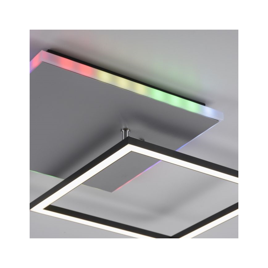 JUST LIGHT. 11327-95 - Стельовий RGBW-світильник з регулюванням яскравості RENDA LED/31W/230V 2700-5000K + пульт дистанційного керування