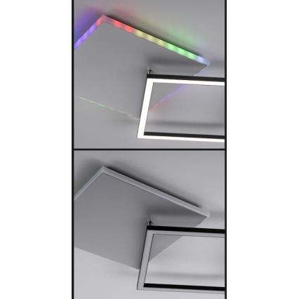JUST LIGHT. 11327-95 - Стельовий RGBW-світильник з регулюванням яскравості RENDA LED/31W/230V 2700-5000K + пульт дистанційного керування