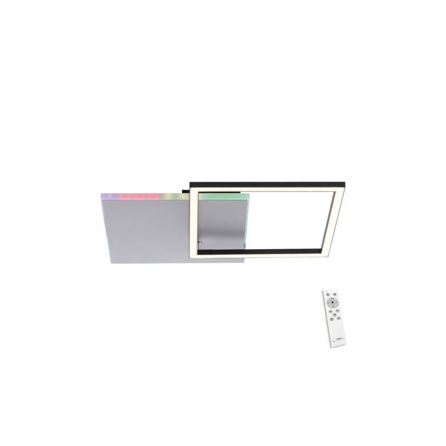 JUST LIGHT. 11327-95 - Стельовий RGBW-світильник з регулюванням яскравості RENDA LED/31W/230V 2700-5000K + пульт дистанційного керування