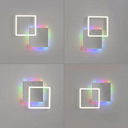 JUST LIGHT. 11327-95 - Светодиодный потолочный RGBW-светильник с регулированием яркости RENDA LED/31W/230V 2700-5000K + дистанционное управление