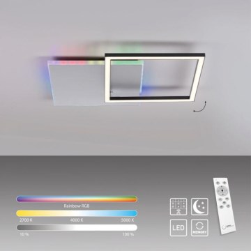 JUST LIGHT. 11327-95 - Светодиодный потолочный RGBW-светильник с регулированием яркости RENDA LED/31W/230V 2700-5000K + дистанционное управление