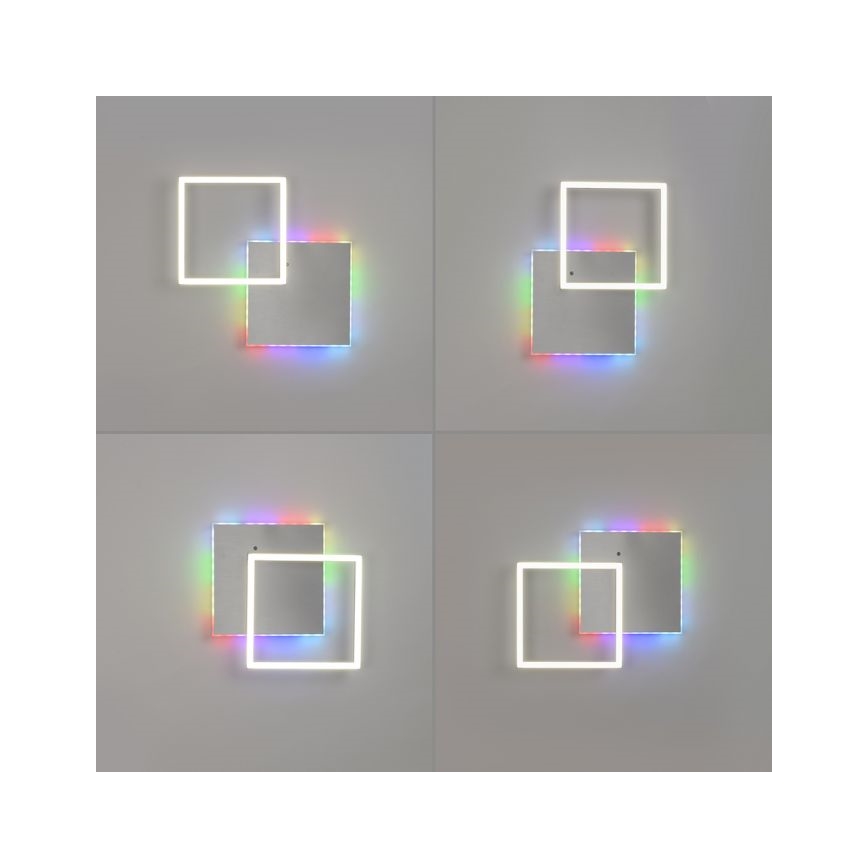 JUST LIGHT. 11327-95 - Светодиодный потолочный RGBW-светильник с регулированием яркости RENDA LED/31W/230V 2700-5000K + дистанционное управление