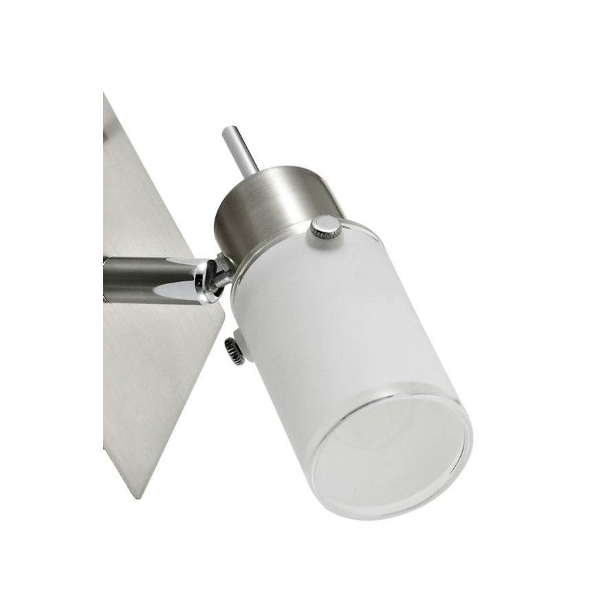 JUST LIGHT. 11931-55 - Светодиодный настенный точечный светильник MAX 1xGU10/4W/230V матовый хром
