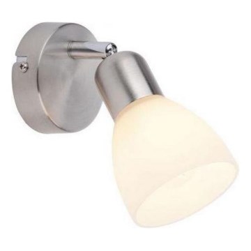 JUST LIGHT. 11951-55 - Настінний точковий світильник KARO 1xE14/40W/230V матовий хром