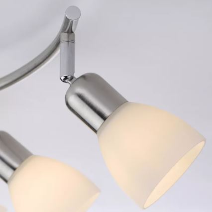 JUST LIGHT. 11952-55 - Точечный светильник KARO 2xE14/40W/230V матовый хром