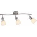 JUST LIGHT. 11953-55 - Точечный светильник KARO 3xE14/40W/230V матовый хром