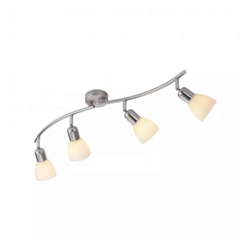 JUST LIGHT. 11954-55 - Точечный светильник KARO 4xE14/40W/230V матовый хром