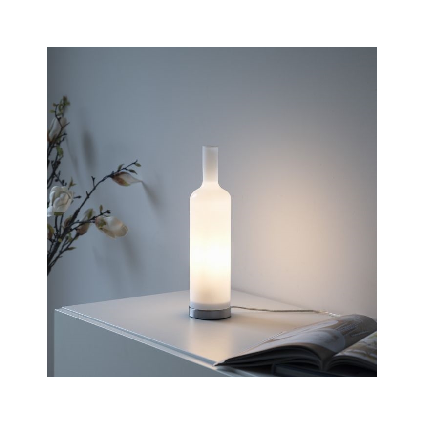 JUST LIGHT. 14006-16 - Настольная лампа BOTTLE 1xE14/25W/230V белая