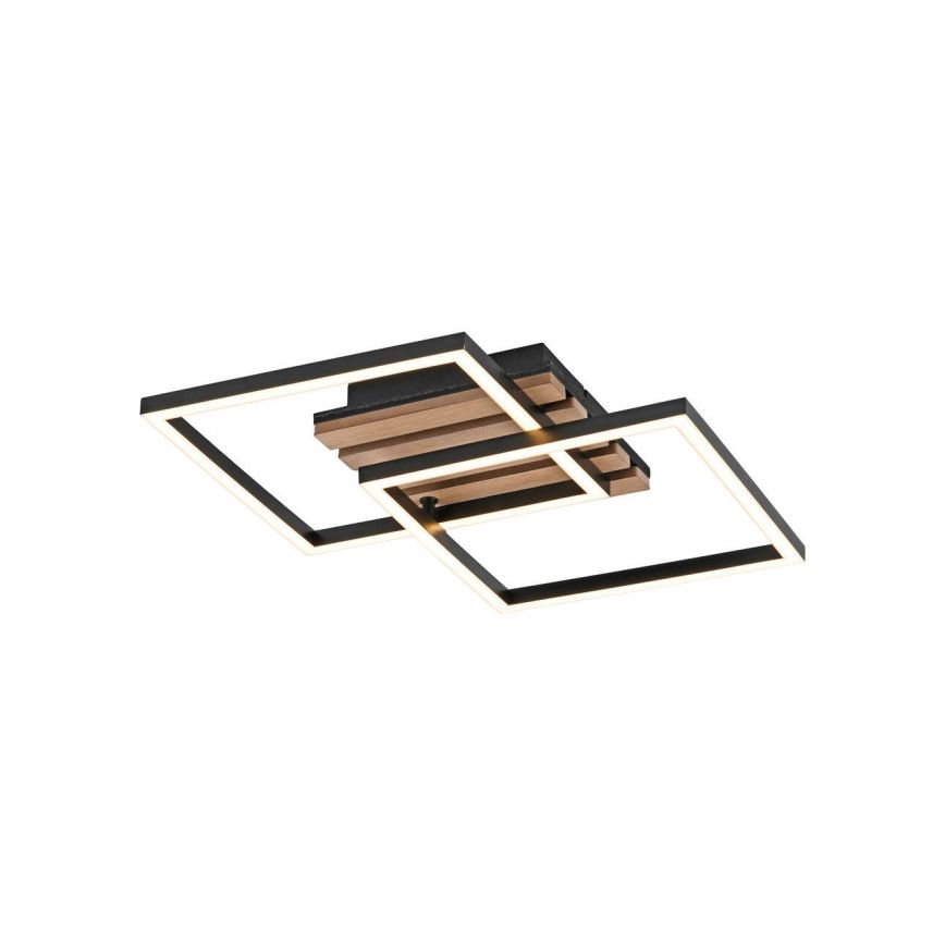 JUST LIGHT. 14053-79 - LED потолочный светильник AKUSTIKA LED/15W/230V дуб/чёрный
