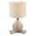 JUST LIGHT. 14190-39 - Елегантна настільна лампа TED, 1xE27/25W/230V, бежевого кольору