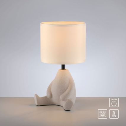 JUST LIGHT. 14190-39 - Настольная лампа TED 1xE27/25W/230V бежевый
