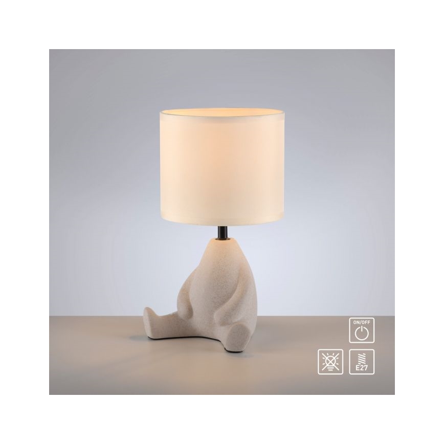 JUST LIGHT. 14190-39 - Настольная лампа TED 1xE27/25W/230V бежевый