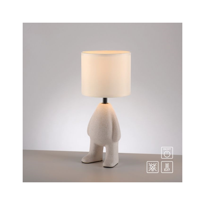 JUST LIGHT. 14191-39 - Настольная лампа TED 1xE27/25W/230V бежевый