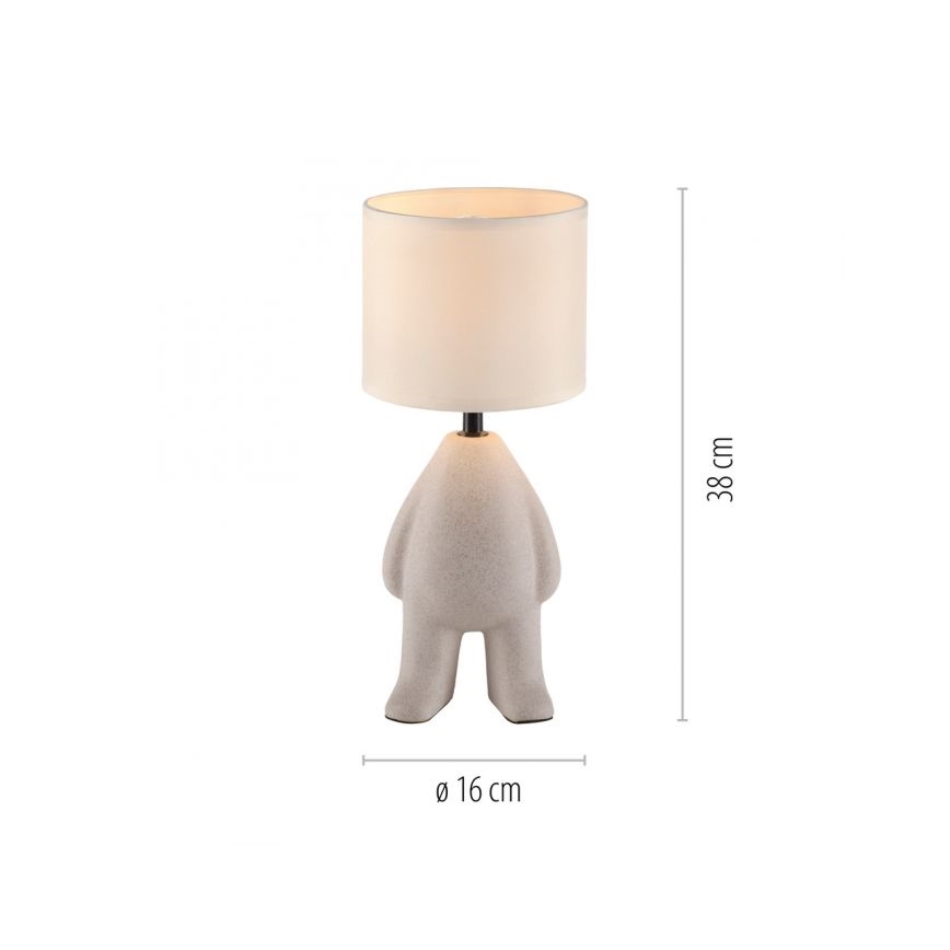 JUST LIGHT. 14191-39 - Настольная лампа TED 1xE27/25W/230V бежевый