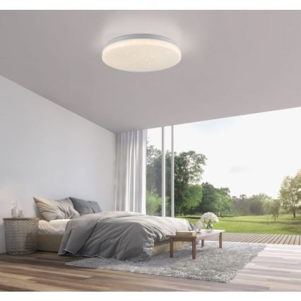 JUST LIGHT. 14275-16 - Стельовий LED світильник URANUS LED/10W/230V діаметр 26 см білий