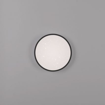 JUST LIGHT. 14293-18 - Светодиодный потолочный светильник с регулированием яркости KYLE LED/10W/230V диаметр 28 см черный