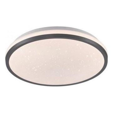 JUST LIGHT. 14293-18 - Світлодіодний стельовий світильник з регулюванням яскравості KYLE LED/10W/230V діаметр 28 см чорний