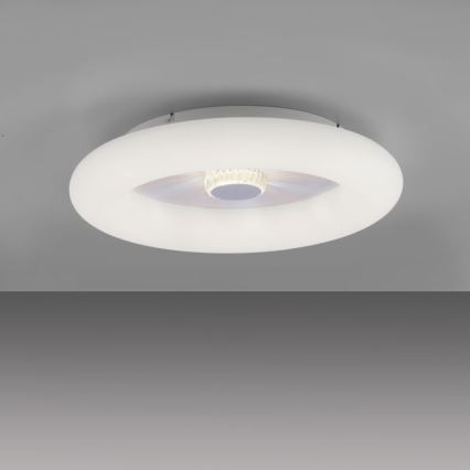 JUST LIGHT. 14383-16 - Светодиодный потолочный светильник с регулированием яркости VERTIGO LED/26W/230V 2700-5000K белый + дистанционное управление