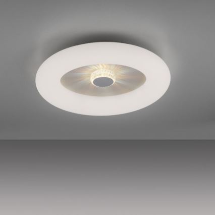 JUST LIGHT. 14383-16 - Светодиодный потолочный светильник с регулированием яркости VERTIGO LED/26W/230V 2700-5000K белый + дистанционное управление