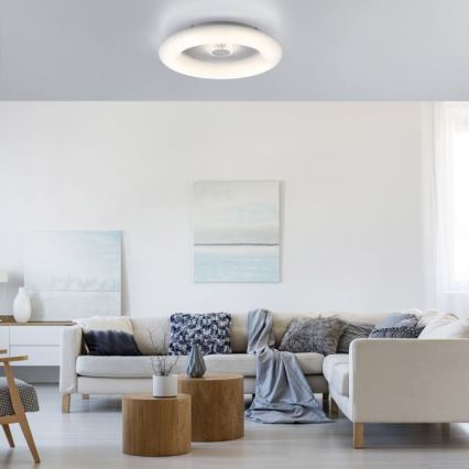 JUST LIGHT. 14383-16 - Светодиодный потолочный светильник с регулированием яркости VERTIGO LED/26W/230V 2700-5000K белый + дистанционное управление