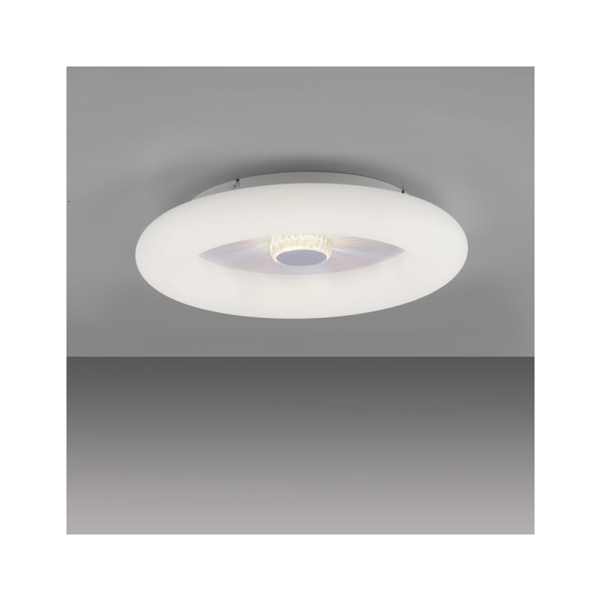 JUST LIGHT. 14383-16 - Светодиодный потолочный светильник с регулированием яркости VERTIGO LED/26W/230V 2700-5000K белый + дистанционное управление