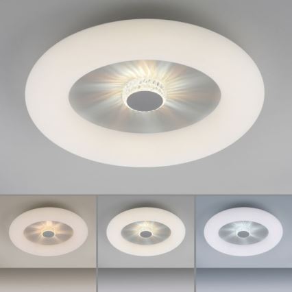 JUST LIGHT. 14383-16 - Світлодіодний стельовий світильник з регулюванням яскравості VERTIGO LED/26W/230V 2700-5000K білий + пульт дистанційного керування
