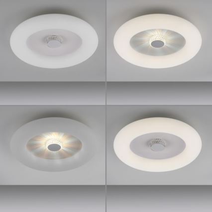 JUST LIGHT. 14383-16 - Світлодіодний стельовий світильник з регулюванням яскравості VERTIGO LED/26W/230V 2700-5000K білий + пульт дистанційного керування