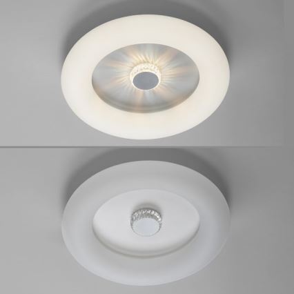 JUST LIGHT. 14383-16 - Світлодіодний стельовий світильник з регулюванням яскравості VERTIGO LED/26W/230V 2700-5000K білий + пульт дистанційного керування