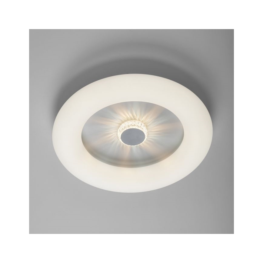 JUST LIGHT. 14383-16 - Світлодіодний стельовий світильник з регулюванням яскравості VERTIGO LED/26W/230V 2700-5000K білий + пульт дистанційного керування