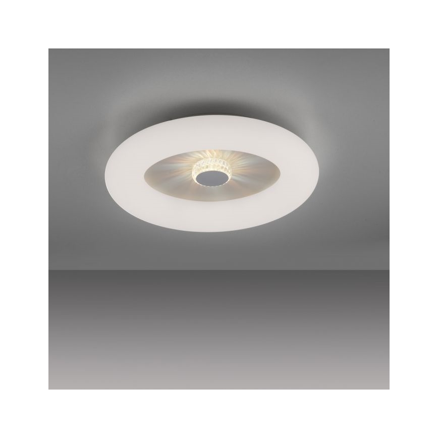 JUST LIGHT. 14383-16 - Світлодіодний стельовий світильник з регулюванням яскравості VERTIGO LED/26W/230V 2700-5000K білий + пульт дистанційного керування