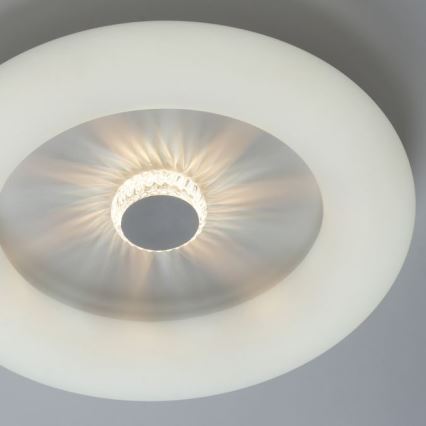 JUST LIGHT. 14383-16 - Світлодіодний стельовий світильник з регулюванням яскравості VERTIGO LED/26W/230V 2700-5000K білий + пульт дистанційного керування