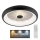 JUST LIGHT. 14384-18 - Светодиодный потолочный светильник с регулированием яркости VERTIGO LED/29W/230V 2700-5000K черный + дистанционное управление