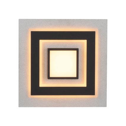 JUST LIGHT. 14439-21 - LED потолочный светильник CICHIO LED/18,5W/230V + LED/9W 40x40 cm черный