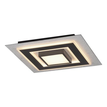 JUST LIGHT. 14439-21 - LED стельовий світильник CICHIO LED/18,5W/230V + LED/9W 40x40 cm чорна