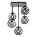 JUST LIGHT. 14602-18 - Люстра на штанге WIDOW 5xE14/25W/230V черный