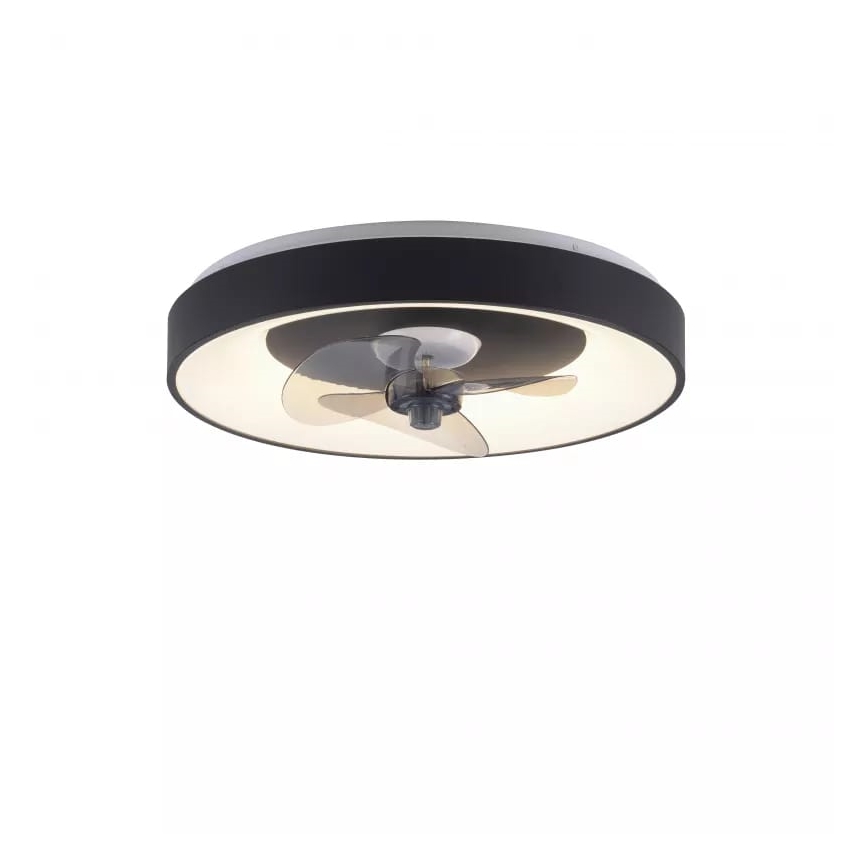 JUST LIGHT. 14644-18 - LED Стельовий світильник з вентилятором та регулюванням яскравості VENIKA LED/36W/230V діаметр 48,6 см 2700-5000K + пульт дистанційного керування