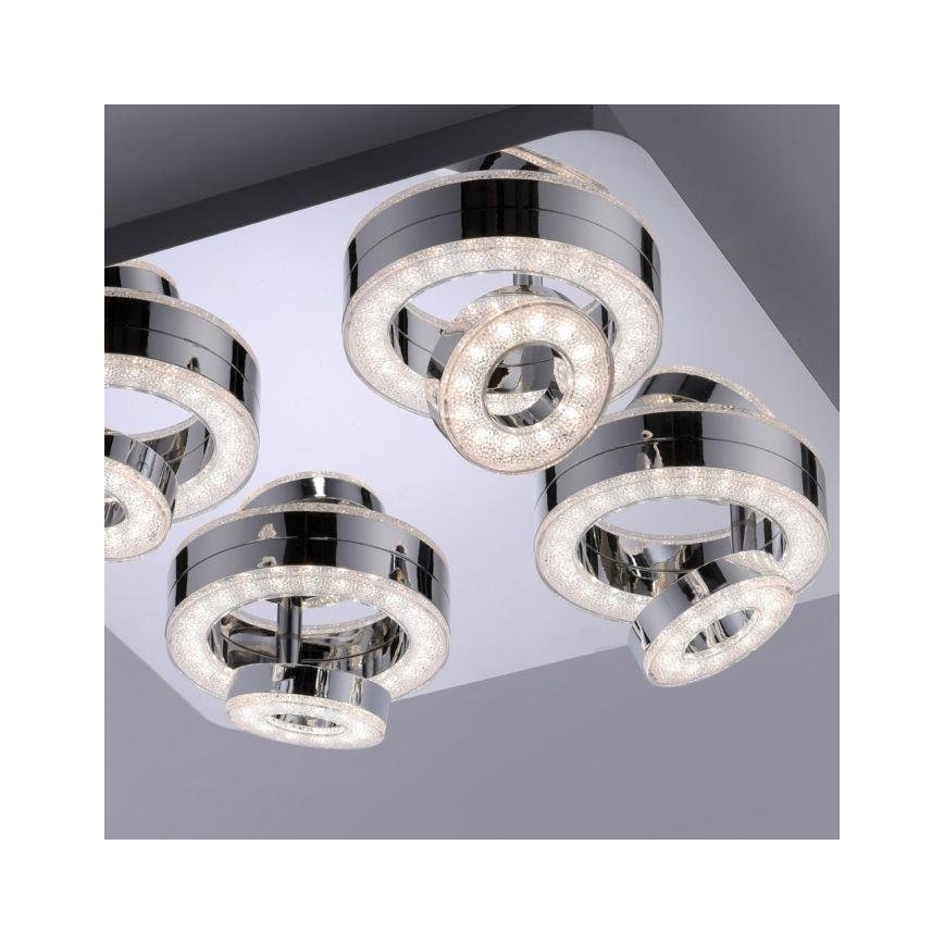 JUST LIGHT. 14662-17 - LED RGBW Точковий світильник з регулюванням яскравості TIM LOLASMART 4xLED/5,9/230V 2700-5000K + пульт дистанційного керування