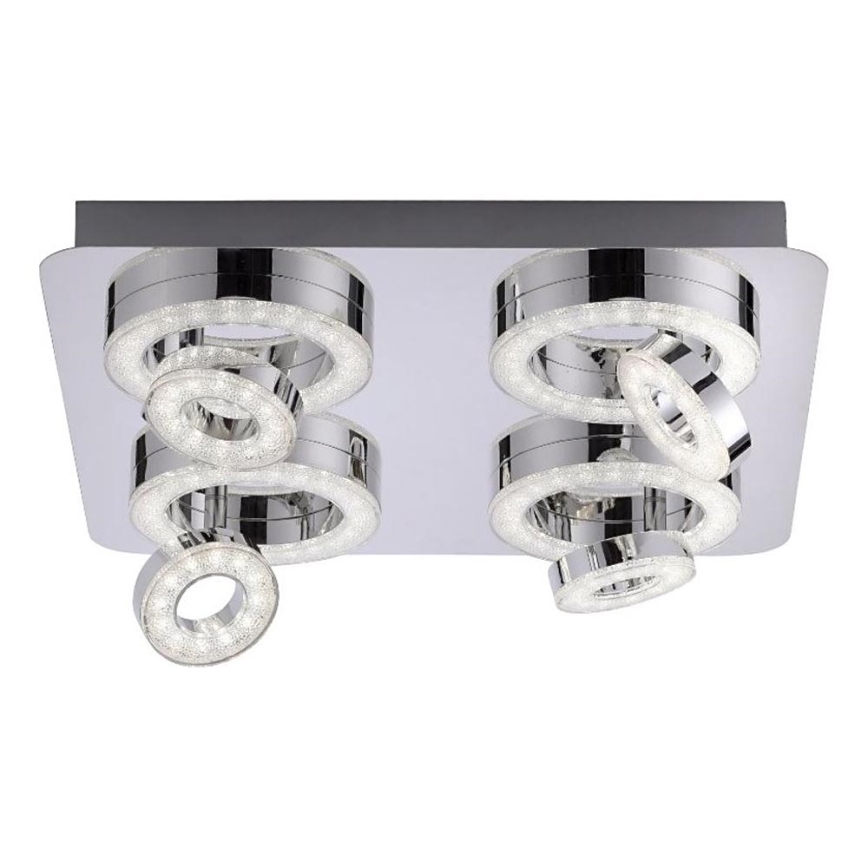JUST LIGHT. 14662-17 - LED RGBW Точковий світильник з регулюванням яскравості TIM LOLASMART 4xLED/5,9/230V 2700-5000K + пульт дистанційного керування