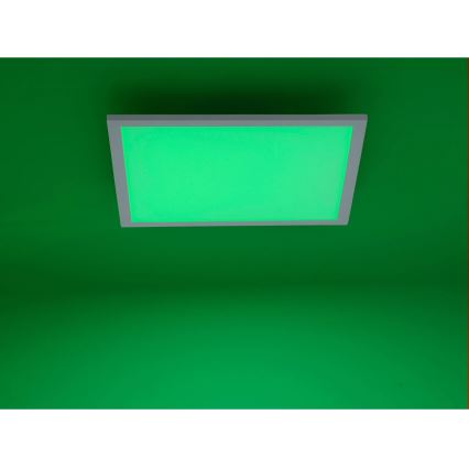 JUST LIGHT. 14681-16 - LED RGB Пристельова панель з регулюванням яскравості LOLA FLAT LED/28W/230V 2700-5000K + пульт дистанційного керування