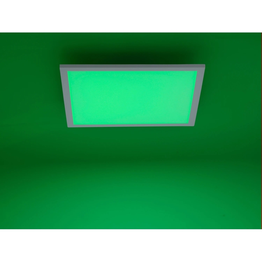 JUST LIGHT. 14681-16 - LED RGB Пристельова панель з регулюванням яскравості LOLA FLAT LED/28W/230V 2700-5000K + пульт дистанційного керування